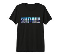 Blue Volcano Pier Lake Atitlán - Guatemala Artistic Premium T-Shirt