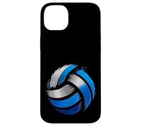Blue Volleyball Team Players, Coaches and Fans Case for iPhone 14 Plus