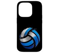 Blue Volleyball Team Players, Coaches and Fans Case for iPhone 14 Pro