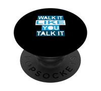 Blue Walk/Talk IT Blue Graphic PopSockets Adhesive PopGrip