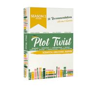Blue Wasatch Games Plot Twist Season 2: 36 Book Recommendation Scratch Off Cards Across 8 Unique Fictional Genres. Gift for Couples, Book Clubs, Readers, Story Lovers.