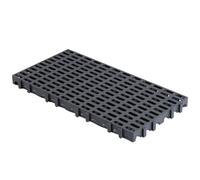 Blue Waterproof Stackable Plastic PalletBreathable Storage Solution for Kitchen Market and Closet Organization
