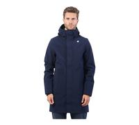 Blue Waterproof Windproof Long Jacket - male - K-Way - Parkas - Blue - L - Coats L