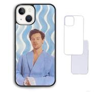 Blue Wavy Lines Y2K Harry Photo Styles Horan One 1D Direction Custom Compatible With iPhone 6 7 8 SE 2020 X XR XS 11 12 13 14 15 16 16E Pro Max Plus Mini Bumper Case Custom Personalised Name