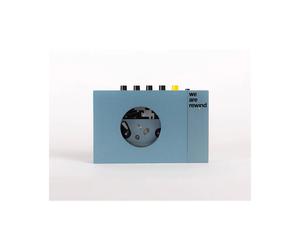 (Blue) We Are Rewind Portable Cassette Player (Bluetooth)