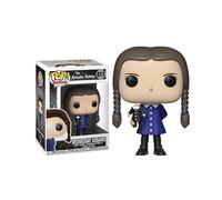(Blue) Wednesday Pop Funko Addams Figure Toys Office Desktop Decorations Holiday Gifts