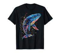 Blue Whale Diver Ocean Diving Blue Whales Cute Whale T-Shirt