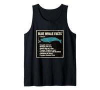 Blue Whale Facts Ocean Animal Largest Ever Info Tank Top