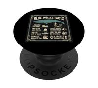 Blue Whale Facts Ocean Animal Science Info PopSockets Adhesive PopGrip