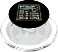 Blue Whale Facts Ocean Animal Science Info PopSockets PopGrip for MagSafe