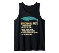 Blue Whale Facts Ocean Animal Science Info Tank Top