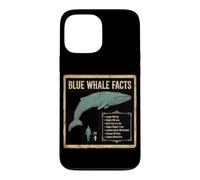 Blue Whale Facts Ocean Giant Marine Biology Info Case for iPhone 13 Pro Max