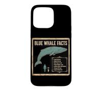 Blue Whale Facts Ocean Giant Marine Biology Info Case for iPhone 15 Pro Max