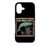 Blue Whale Facts Ocean Giant Marine Biology Info Case for iPhone 17
