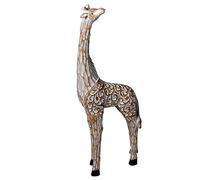 Blue Whale Gifts Giraffe Figurine 30cm Ornament - Contemporary White washed