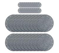 Blue Whale Gifts Nordic Grey Star Christmas Dinner Felt Table 20 Placemats & 20 Coasters