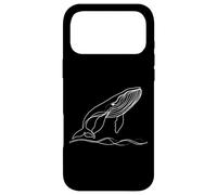 Blue Whale Line Art Ocean Lover Case for iPhone 17 Pro Max