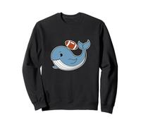 Blue Whale plays American Football Sweatshirt