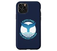 Blue Whale's Tail with Wave and 52 Lonely Whale Design Case for iPhone 11 Pro