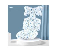 (Blue White) Baby Stroller Cotton Cushion Thickened Car Seat Cushion All Universal Season Use