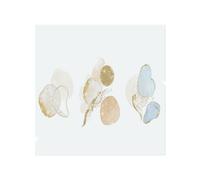 Blue, white, beige watercolor illustration & elements Designer Splash Back Benjamin Tate Design Natural One Size