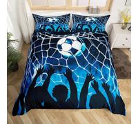 (Blue White Black, Single(No Comforter)) Homewish Sugar Skull Bedding Set Crow Gothic Comforter Cover Exotic Flowers Double Duvet Cover,Goth Moon Galaxy Rose Bed Set