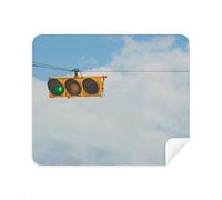 Blue White Sky Red Green Phone Screen Cleaner Glasses Cleaning Cloth 2pcs Suede Fabric