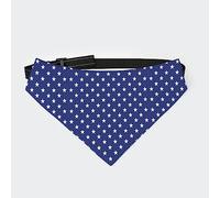Blue White Star Dog Bandana Collar Pet Triangle Scarf Cat Kerchief with Adjustable Buckle