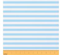 Blue White Striped Craft Fabric No Stretch,Stripes Classic Vertical Soft Flannel Polyester,Geometric Lines Ideal for Quilting & Handmade Artwork,Classic Simple 10 Yard Bolt,360" L x 59" W