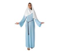 Rubies Blue & White Virgin Mary Costume Set for Adults - Stunning Design, Perfect for Religious Events, Christmas, Nativity, Cosplay, & Drama Performances Halloween, World Book Day