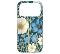 Blue, White Wildflower Bouquet Rustic Botanical Spring Case for iPhone 17 Pro