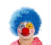 Blue wig curls