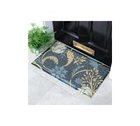 Artsy Doormats Blue William Morris Pattern Doormat (70 X 40Cm), Blue