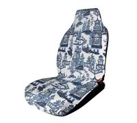 Blue Willow Ancient Ming China Chinoiserie Car Seat Covers, Seats Protection for Women and Girls, Suitable for Most Vehicles, Cars, Trucks, SUVs, Vans.
