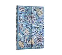 Blue Willow (Celebrate Hanfu) Mini Unlined Hardcover Journal (Wrap Closure)