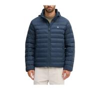 Blue Windproof Coat with Hood - male - Calvin Klein - Light Jackets - Blue - M - Jackets M