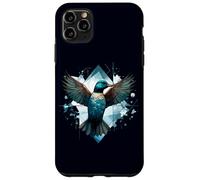 Blue winged Teal Geometric Patten Art,Cute Bird Lover Case for iPhone 11 Pro Max