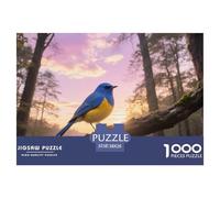 Blue-winged Warbler 1000pc Jigsaw Puzzle Challenging Puzzle For Teens Logic And Patience Bird Great Wall Display 38x26cm/1000pcs