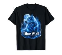 Blue Wolf Graphic Funny Women Wildlife Nature Gift T-Shirt