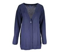 Blue Wool Cardigan with Long Sleeves - female - Gant - Cardigans - Blue - XS - Knitwear XS