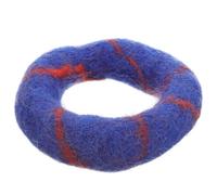 Blue Wool Felt Tibetan Singing Bowl Mat for Buddhist Use