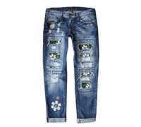 Blue Work Trousers Women's Work Trousers Leggings with Pockets Women's Leggings Maternity Jeans Ladies Petite Playsuit Denim Jeans for Men UK Pregnant Running Cycling Workout Fall Women Tracksuit