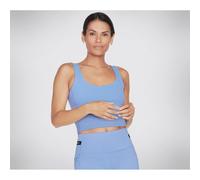 Skechers Performance Goflex Joy Longline Bra Nylon Women's Blue Sports Bra - XL