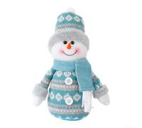 Blue Xmas Gnome Doll 30cm Non-Woven Fabric Ornament(The Snow Man)