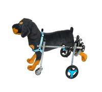 Blue XS Dog Wheelchair, 2-Wheel Pet Mobility Aid, Lightweight & Durable Stroller for Small Dogs, Improve Quality of Life for Disabled Pets