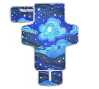Blue-Yellow Sky Reusable Diaper Changing mat with Tissue Pocket Waterproof Pads for Baby for Girl & Boy cambiador de pa?ales para Bebes