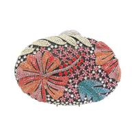 Blue/Yellow/White Multicolored Diamond Crystal Clutch Rhinestone Women Clutches Phone Wallet Best Party Purse Bag