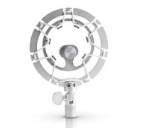 Blue Yeti and Yeti Pro & Snowball Mic Compatible Microphone Spider with Pop Protection, Aluminium Microphone Spider with Shock Absorber Function for Clear Sound Recordings with Condenser Microphones,