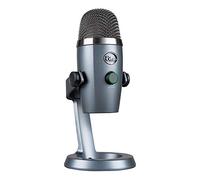 Blue Yeti Nano Premium USB Mic for Recording, Streaming, Gaming, Podcasting on PC and Mac, Condenser Microphone with Blue VO!CE Effects, Cardioid and Omni, No-Latency Monitoring - Grey