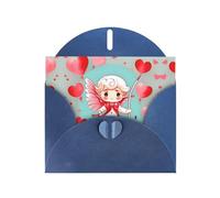 Blue YYHWHJDE Cute loving boy Picture Greeting Card 6x4 in with Double-Sided Pearl Effect and Environmentally Friendly Ink